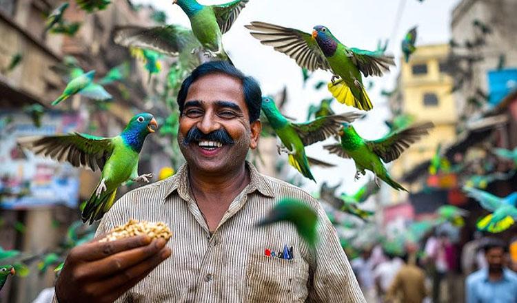 হাজার হাজার পাখির সঙ্গে যে প্রেম ভারতীয় জোসেফের
