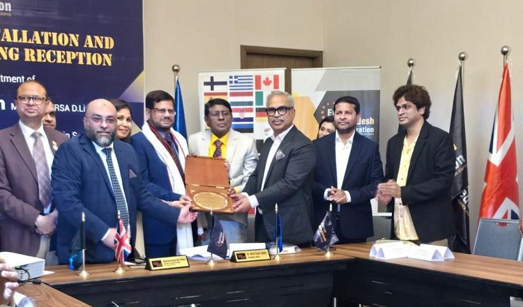 ড. ওয়ালি তসর উদ্দিনকে ইবিএফসিআই-এর সম্মাননা